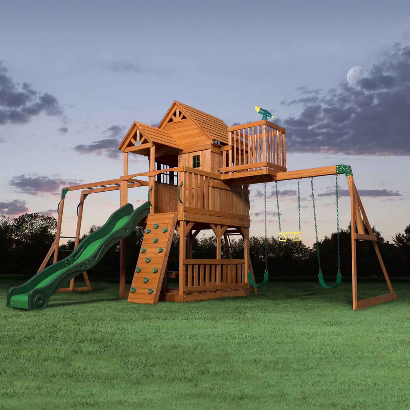 Skyfort II Swing Set & Climbing Frame