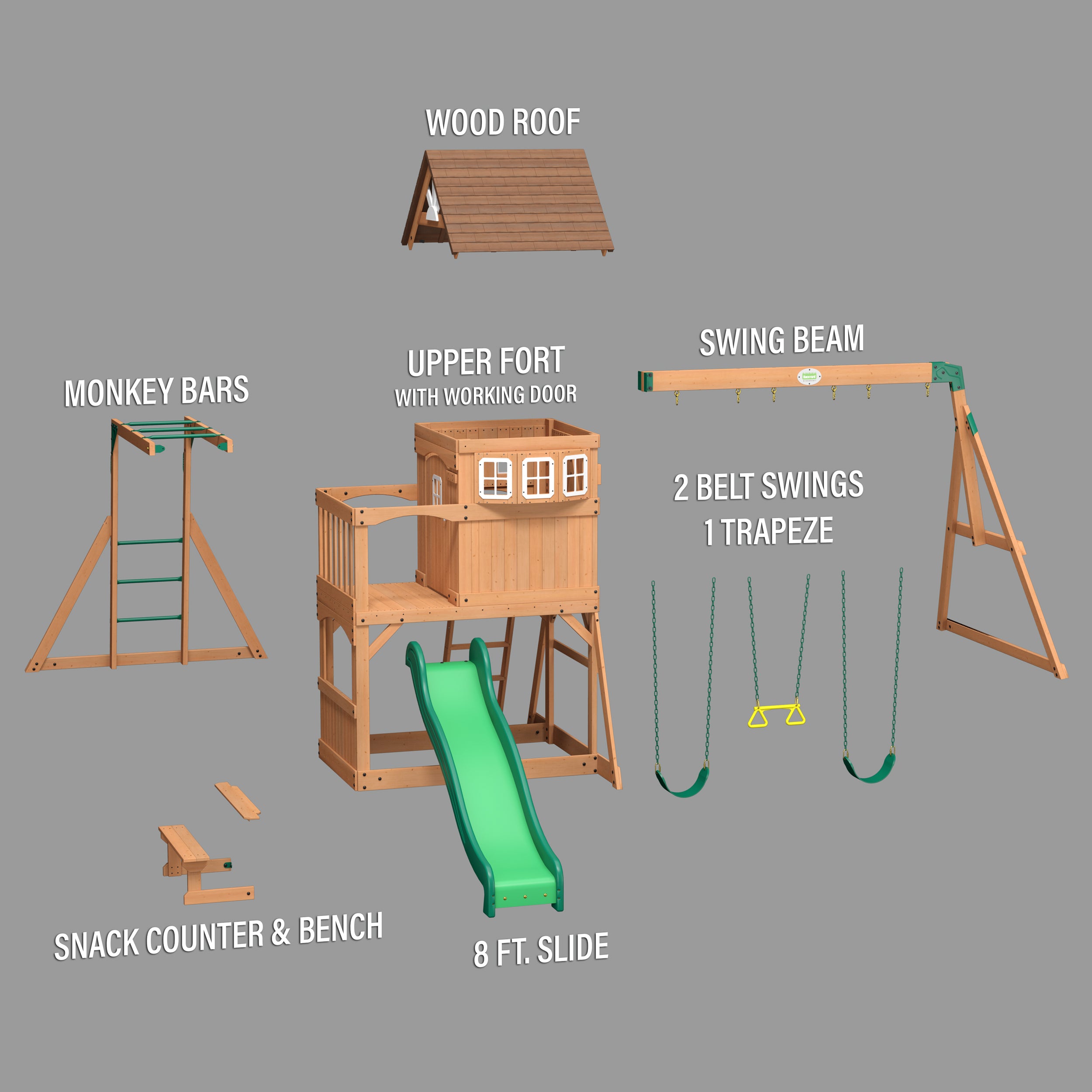 Montpelier Swing Set & Climbing Frame