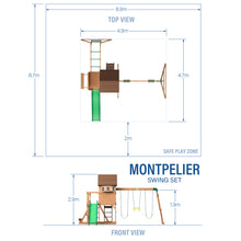 Load image into Gallery viewer, Montpelier Swing Set &amp; Climbing Frame
