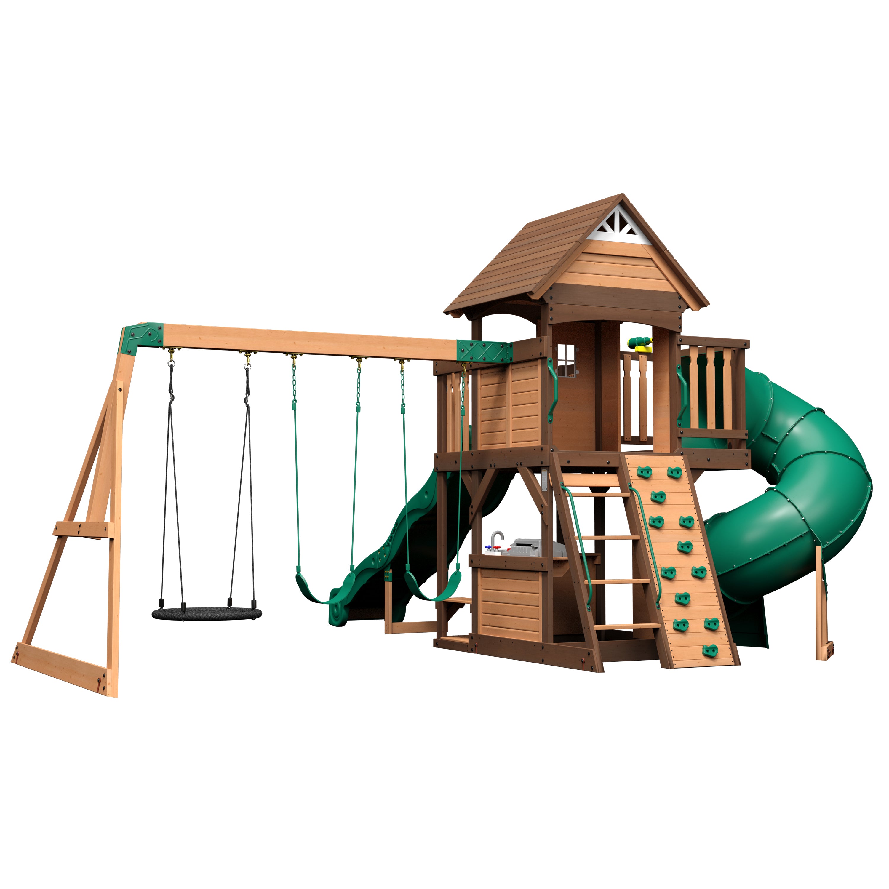 Cedar Cove Swing Set