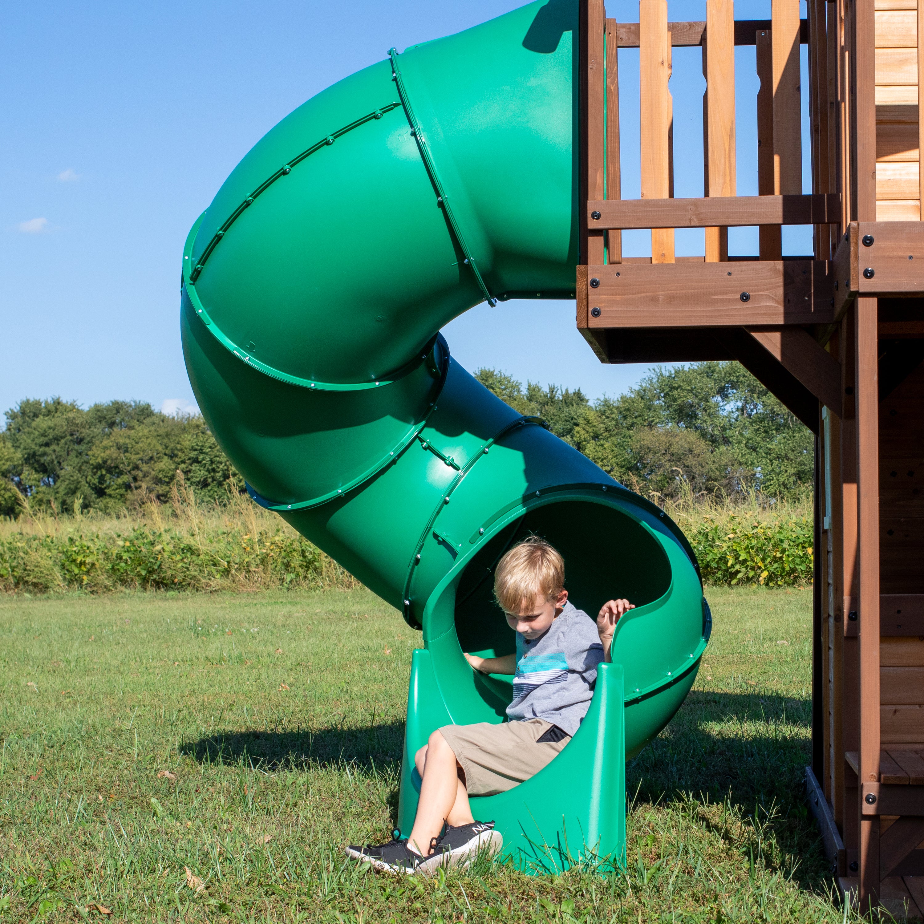 Cedar Cove Spiral Slide