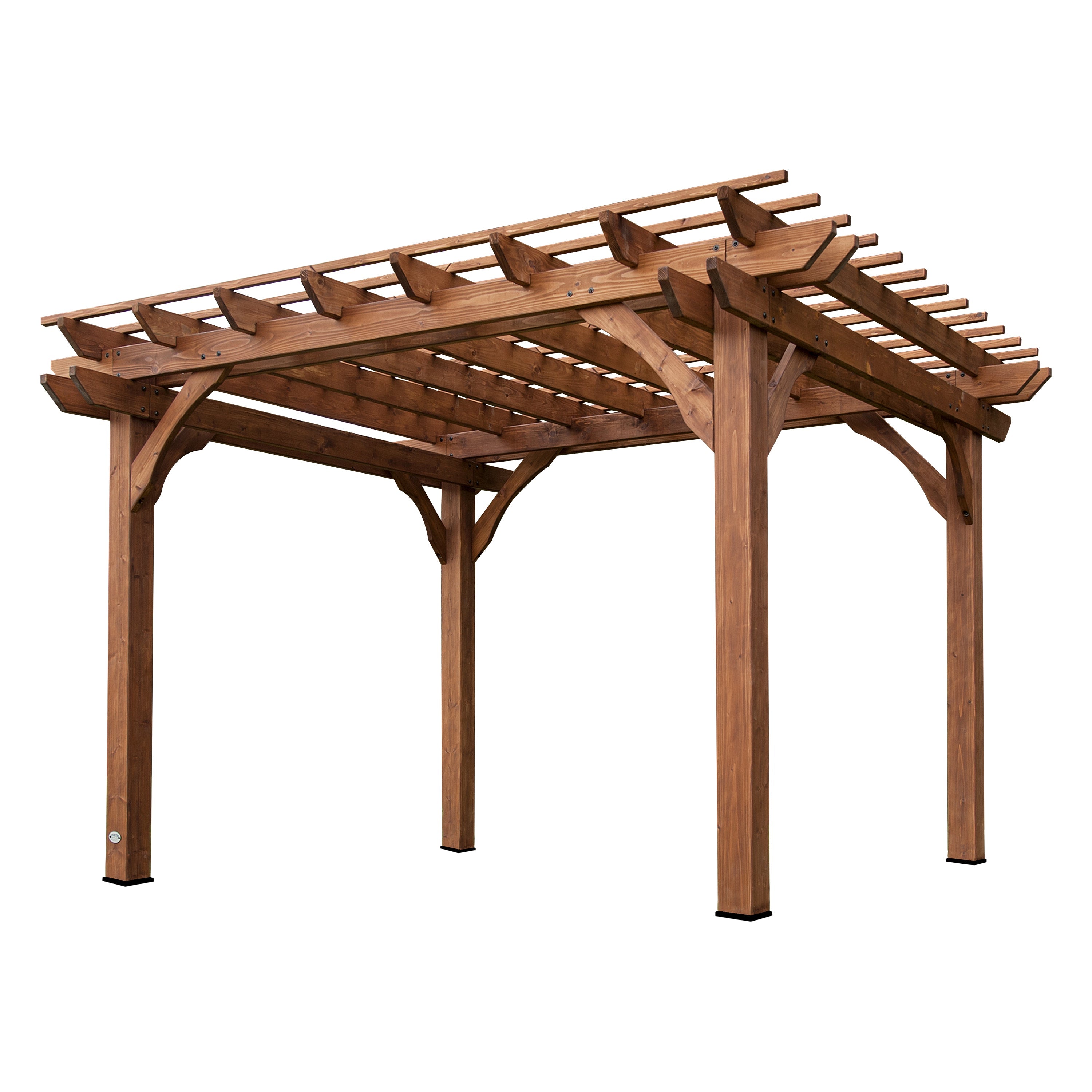 3.6m x 3m Wood Pergola 